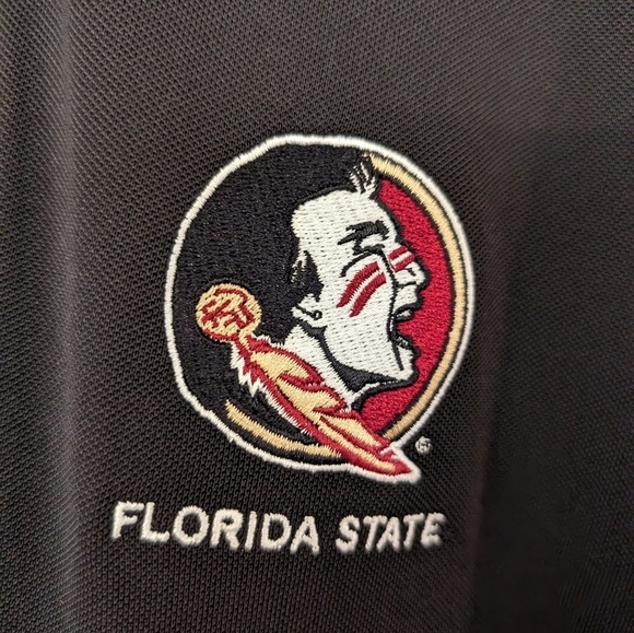 Men's CUTTER & BUCK FSU Florida State Polo Shirt - Picture 3 of 7